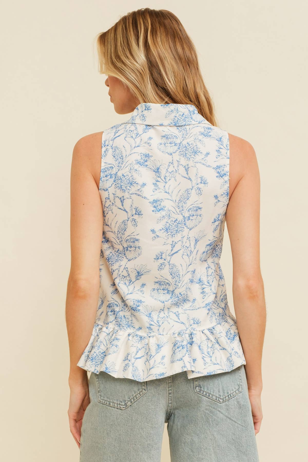 Floral Sleeveless Top