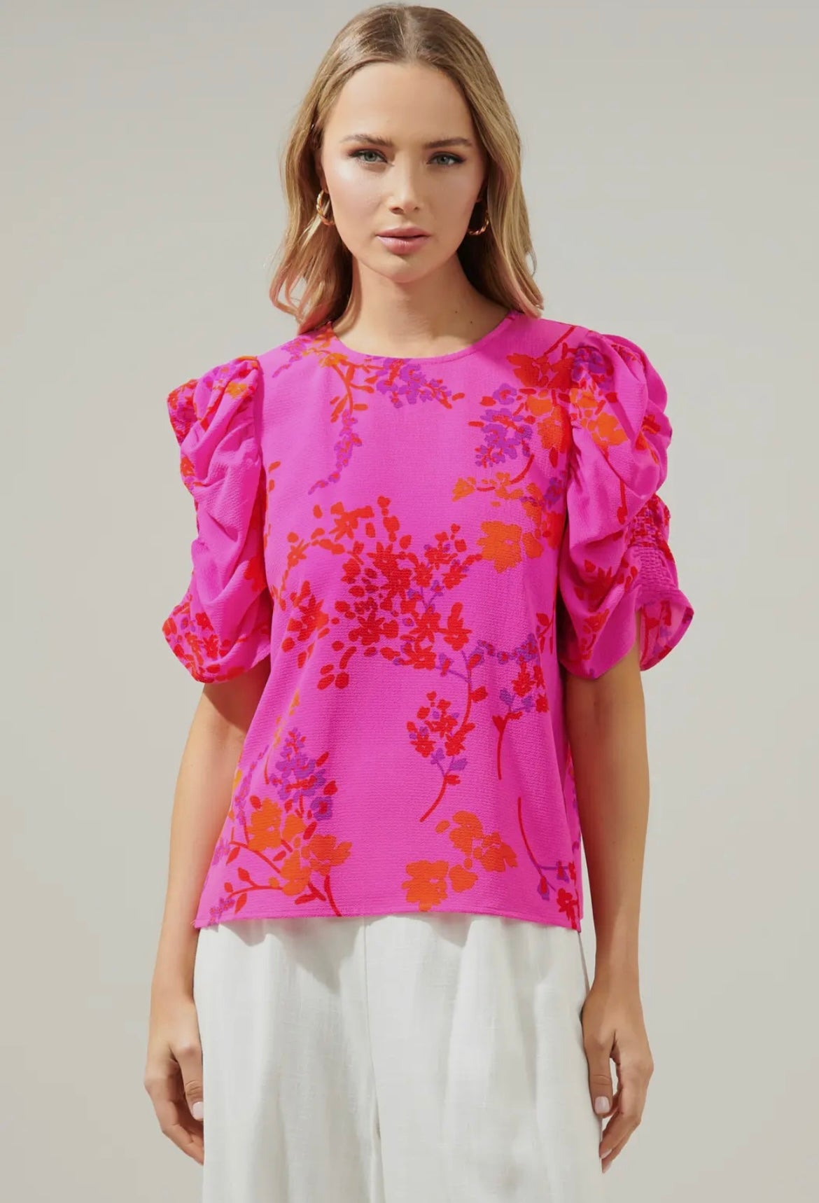 Beverly Drape Sleeve Blouse