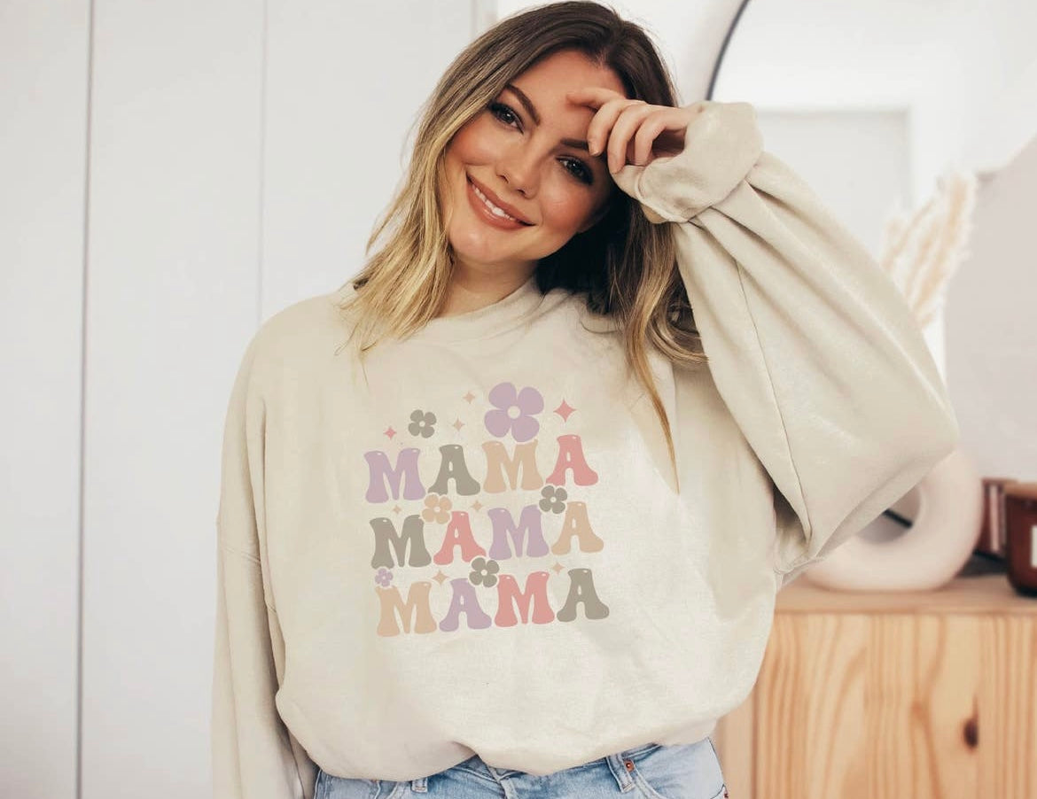 MAMA SWEATSHIRT BEIGE