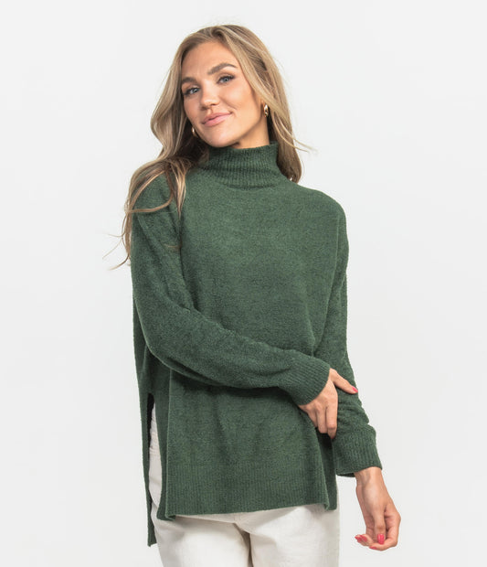 SSCO Dreamluxe Notched Turtlneck Sweater