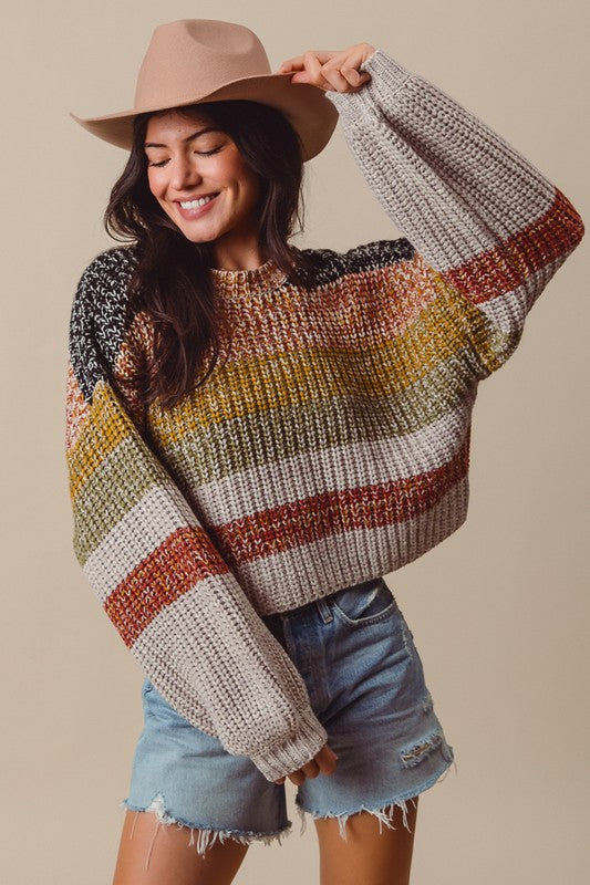 Striped Multi Color Sweater